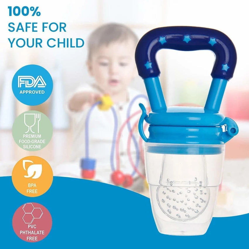 BPA-Free Silicone Fruit Pacifiers For Baby (Pack of 2)