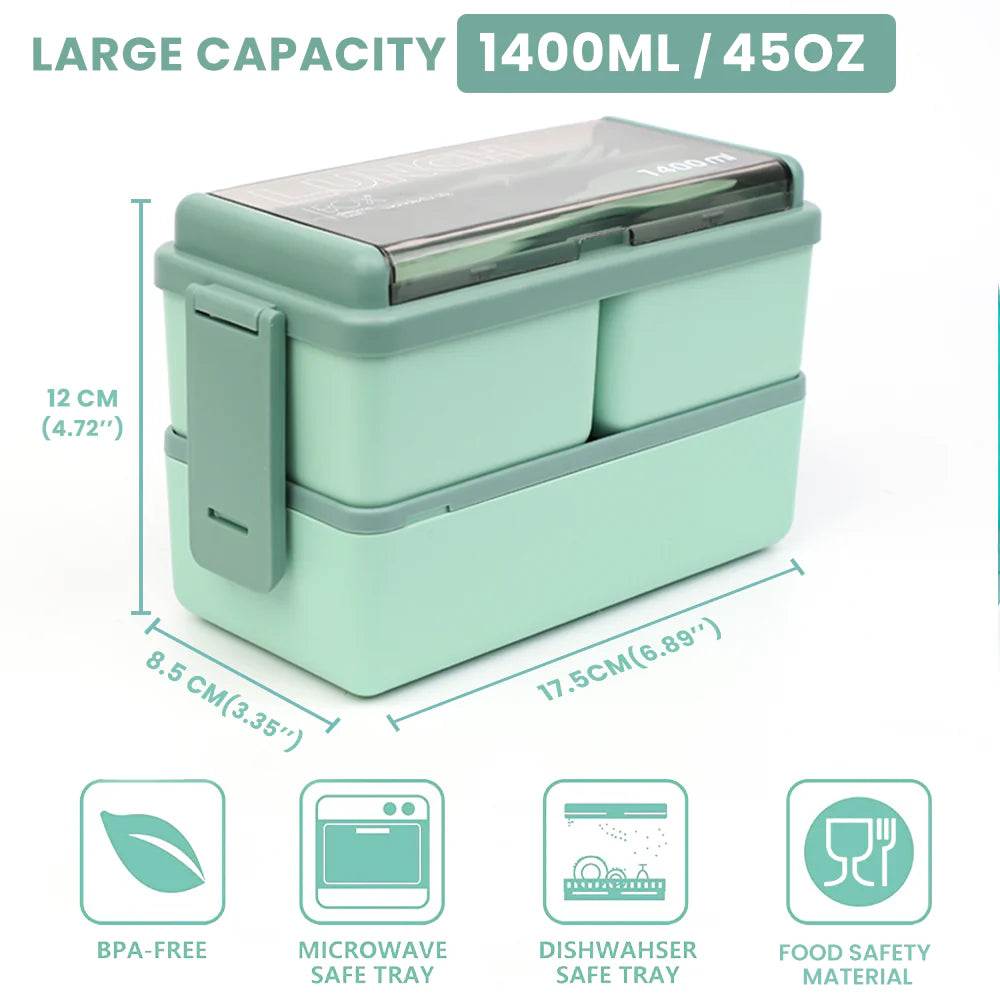 Bento Lunch Box – Leakproof and Eco-Friendly