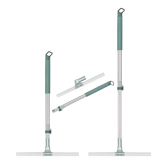 Magic Wiper Elite Series – Telescopic 40″ Handle, Floor & Glass Cleaning in One Wipe