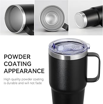 Stainless Steel Tumbler - 1200ml with Straw & Transparent Cap