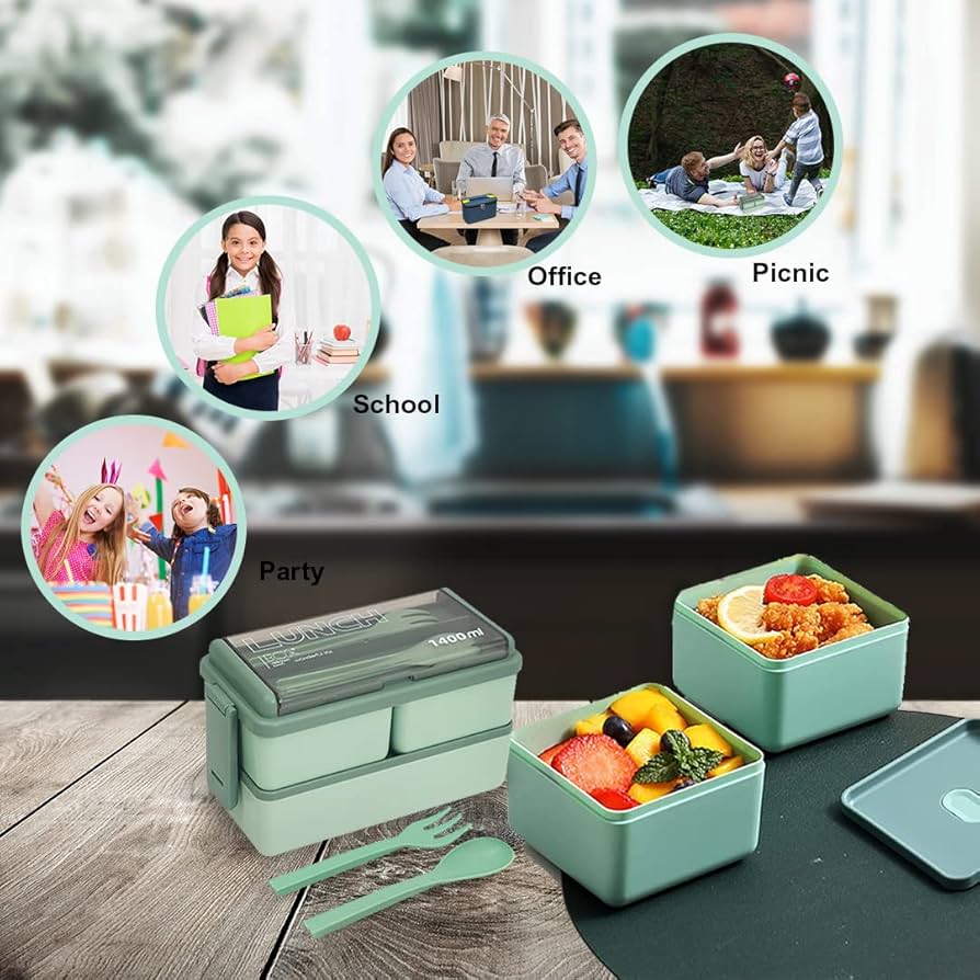 Bento Lunch Box – Leakproof and Eco-Friendly