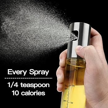 Combo of Oil Dispenser Bottle 1000ml + Oil Sprayer Glass Bottle 100ml