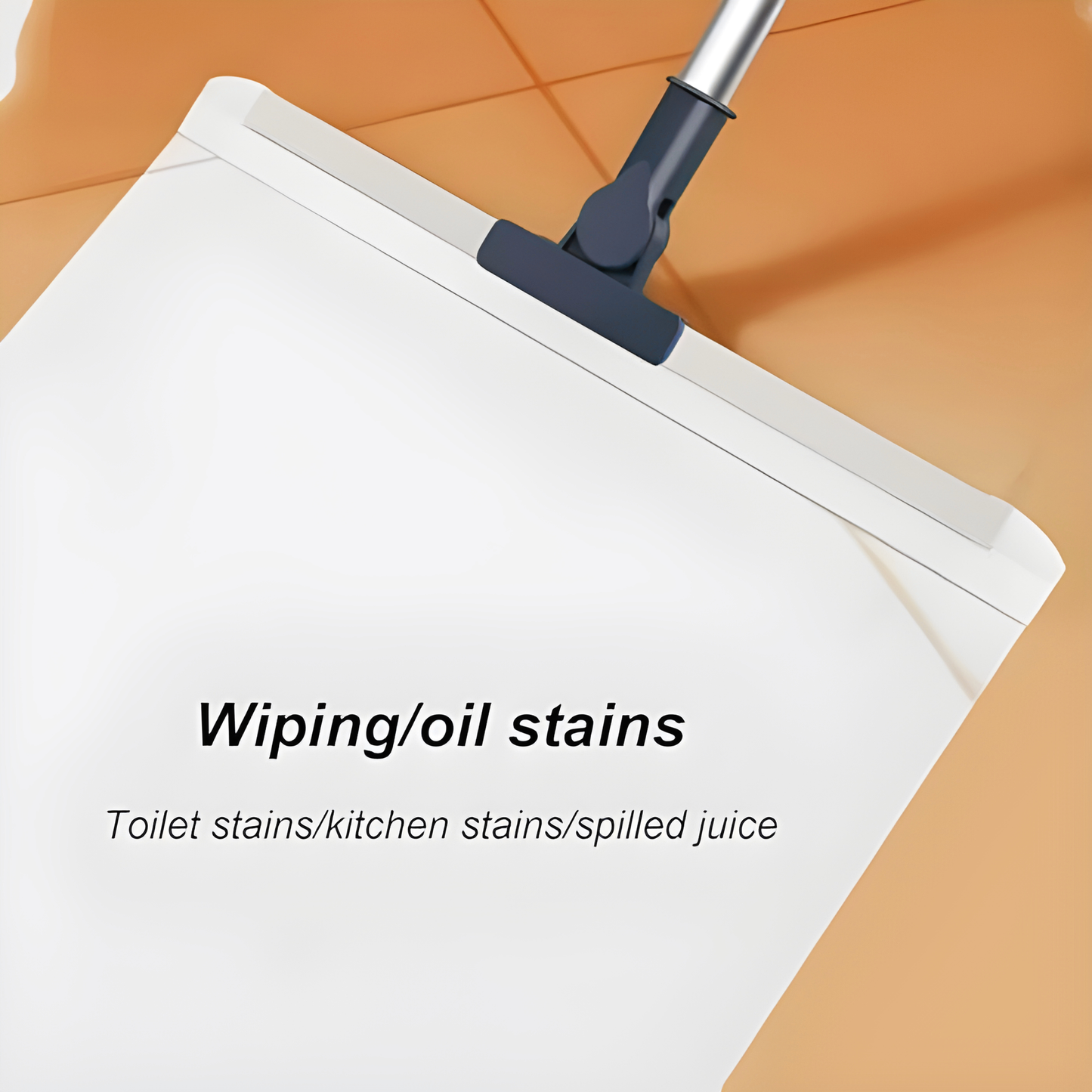 Magic Wiper Elite Series – Telescopic 40″ Handle, Floor & Glass Cleaning in One Wipe by Mychoice