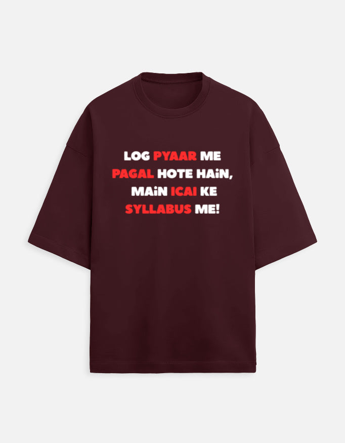 Unisex ICAI Printed T-Shirts