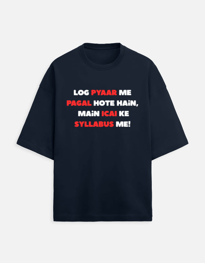 Unisex ICAI Printed T-Shirts