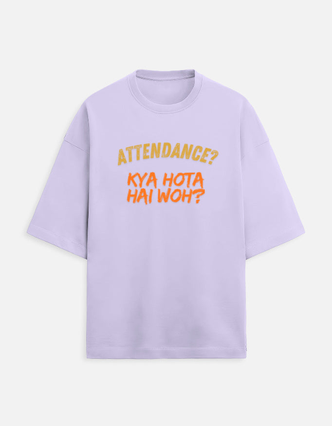 Unisex Attendance Printed T-Shirts