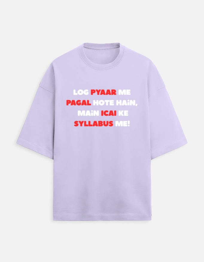Unisex ICAI Printed T-Shirts