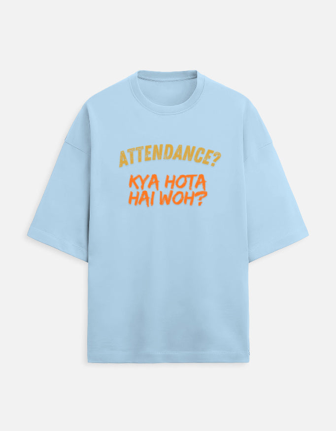 Unisex Attendance Printed T-Shirts