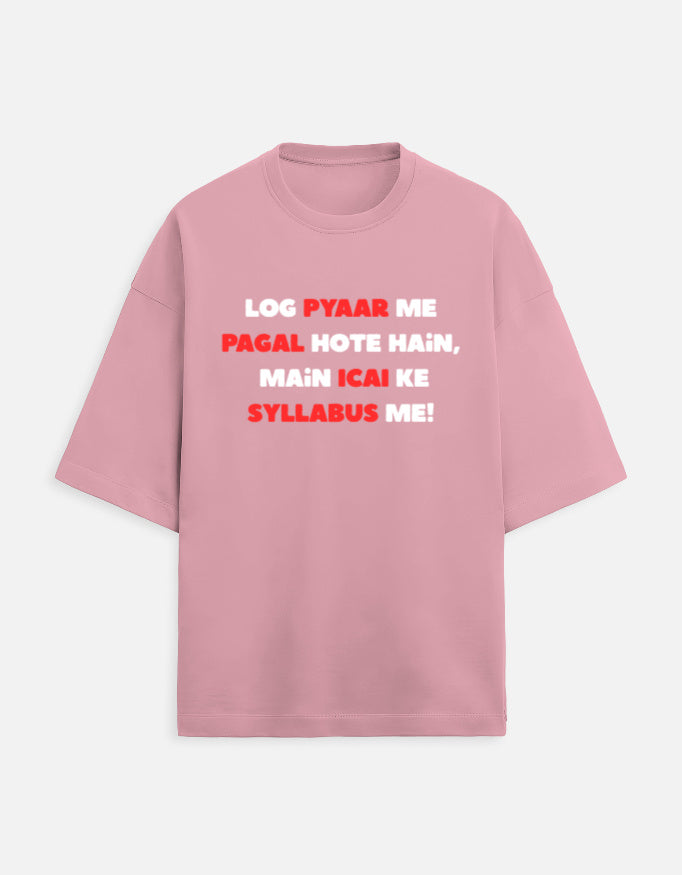 Unisex ICAI Printed T-Shirts