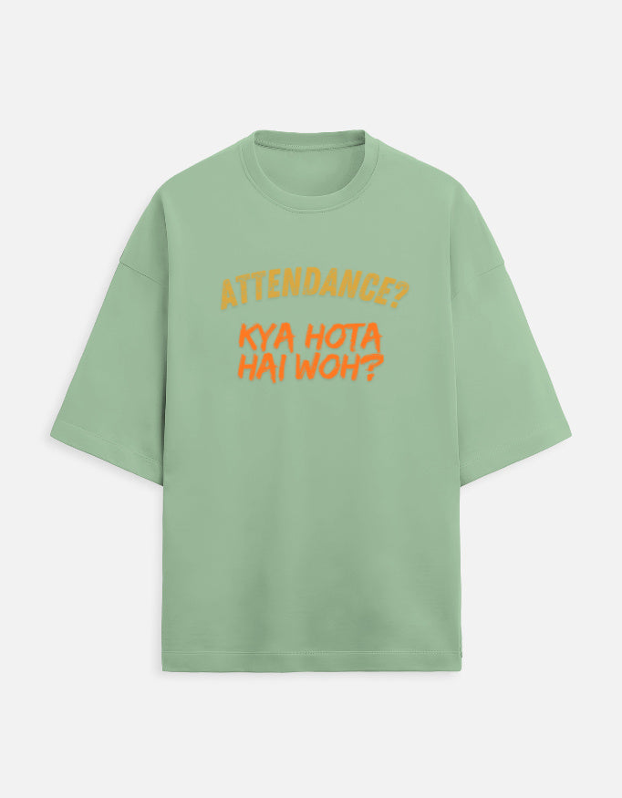 Unisex Attendance Printed T-Shirts