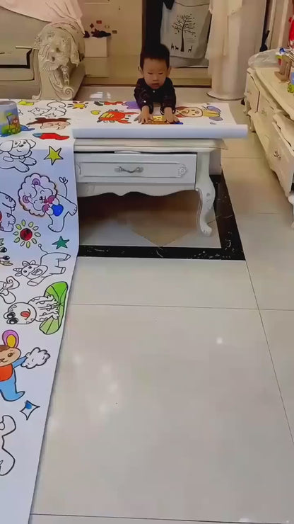 DIY Painting Drawing Paper Roll