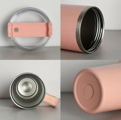 Stainless Steel Tumbler - 1200ml with Straw & Transparent Cap