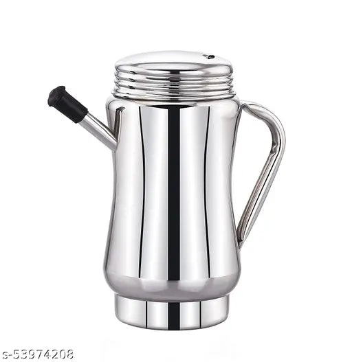 Stainless Steel Oil Dispenser for Oil Salad Dressing, Kitchen Cooking Restaurant BBQ (1000ml)